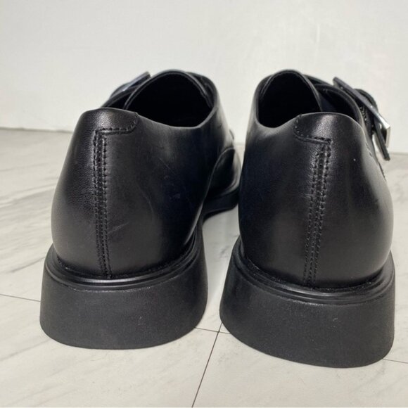 Vagabond Jaclyn Monk Balck Leather Shoe 10 - Picture 4 of 15